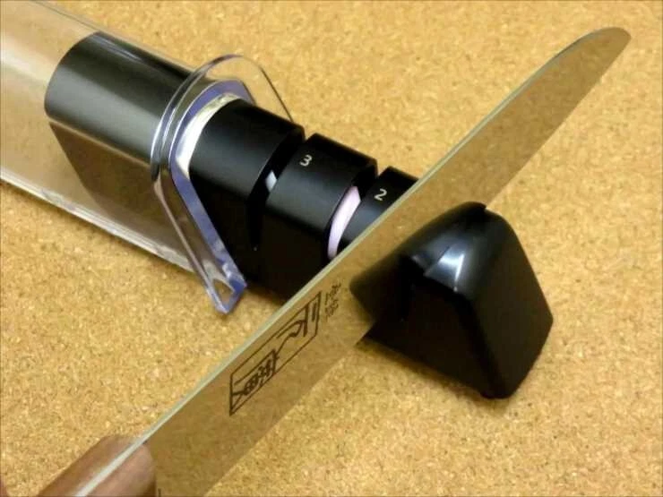 Seki Cutlery Diamond & Ceramic Sharpener 3 steps to restore Made in Japan - Image 2 of 4