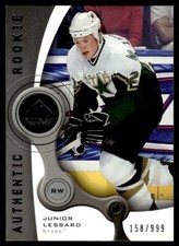 2005-06 SP Game Used Junior Lessard Rookie 158/999 Dallas Stars #177