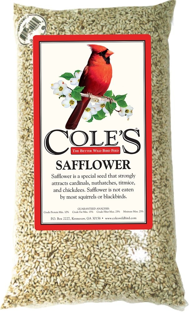 Safflower Seed For Birds 5 Pound Pack Natural No Squirrels O