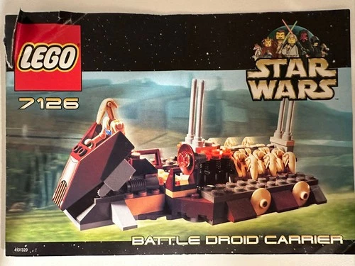LEGO Star Wars Episode I: Battle Droid Carrier (7126) - 100% Complete w/Manual
