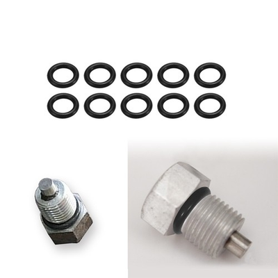 #ad 10x Twin Cam Oil Drain Plug Bolt O Ring Rubber Replaces For Harley Softail Dyna $8.99