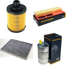 DENCKERMANN Inspektionspaket Filterset für Fiat Grande Punto 1.3 D Multijet