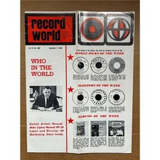VARIOUS 1966 RECORD WORLD MAGAZINE SEPTEMBER 17 1966 - rare US music trade mag