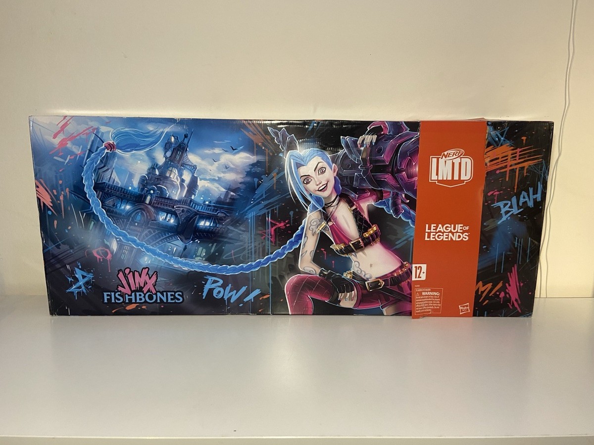 Nerf ナーフ　LMTD Jinx FishBones blaster Nerf Lmtd League Of Legends Jinx Fishbones Blaster 18 Dart
