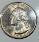 1945-S Washington Silver Quarter, Gem Uncirculated. Great Looking Original Coin