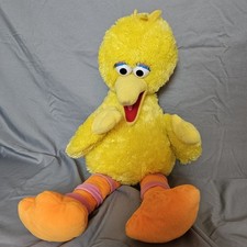 Build-A-Bear Sesame Street Big Bird Plush 2006 Stuffed Animal 24" Stain on Beak