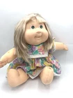 1980's Coleco Cabbage Patch Growing Hair w/Tooth Blonde Hair Green Eyes HM 22