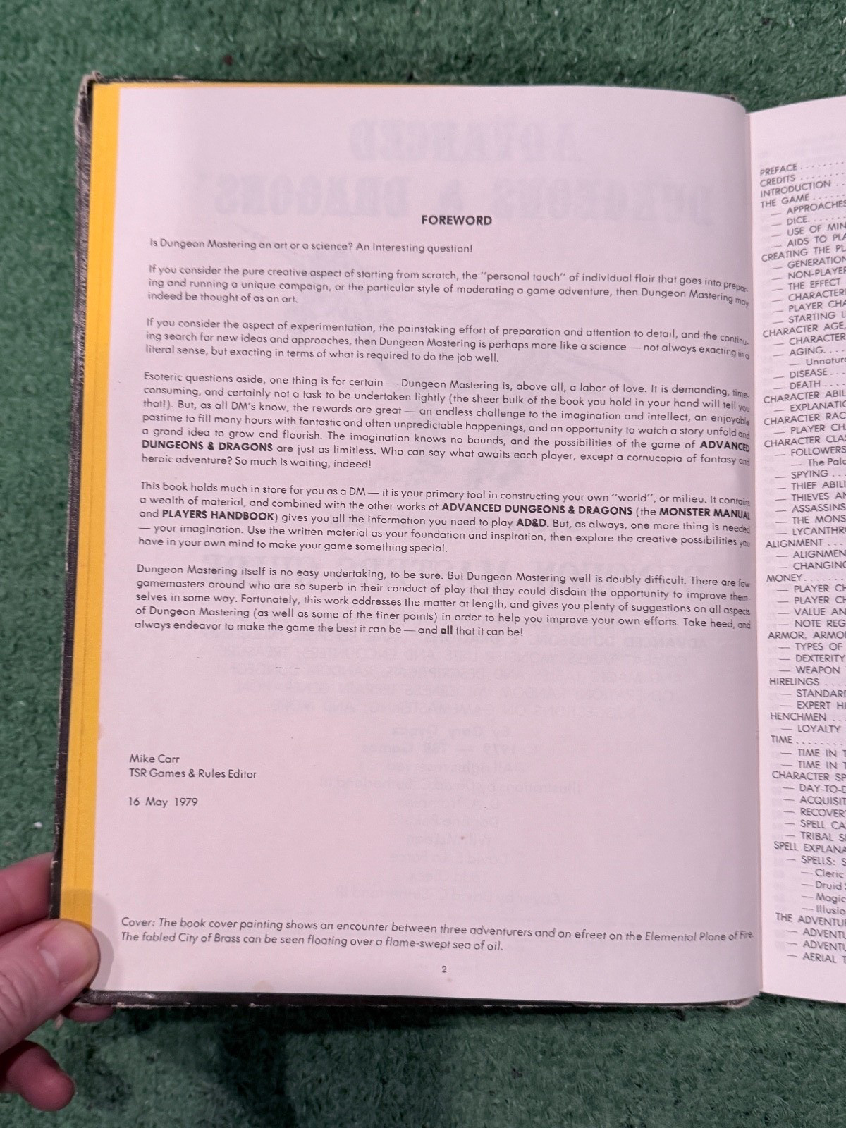 DUNGEON MASTERS GUIDE 1979 Advanced Dungeons & Dragons 1st Ed. 5th Printing RARE