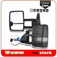 Towing Mirrors Power Led Smoke Clearance Signal Heated For Chevy Silverado Towing Mirrors Power Led Smoke Clearance Signal Heated For Chevy Silverado