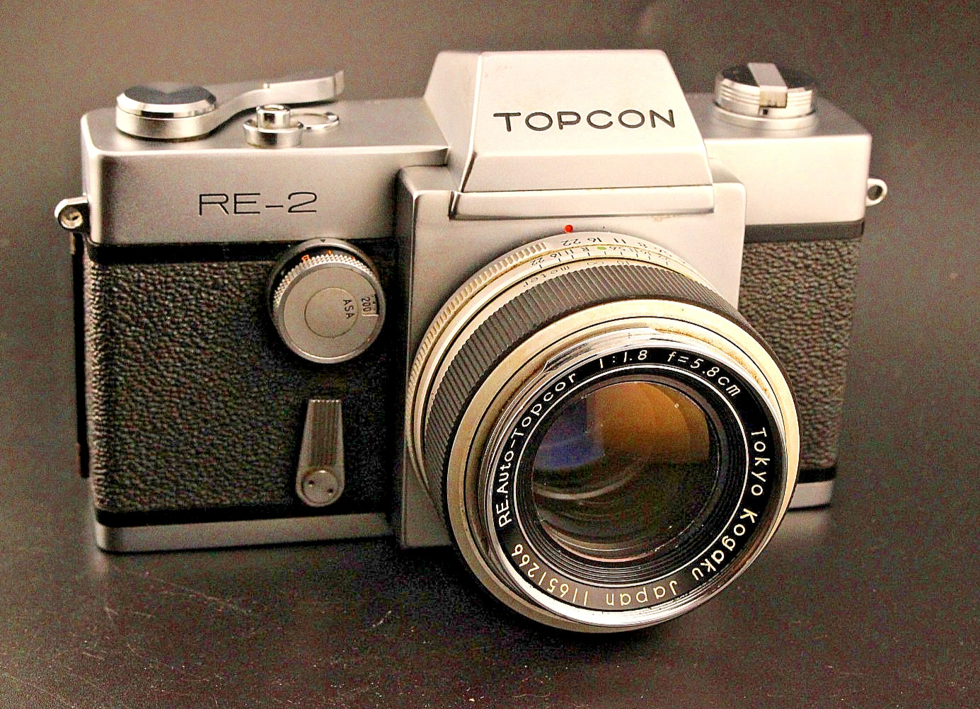 w/Lens Test Pics: TOPCON RE-2 35mm SLR Film Camera w/AUTO-TOPCOR 58mm f1.8 Lens