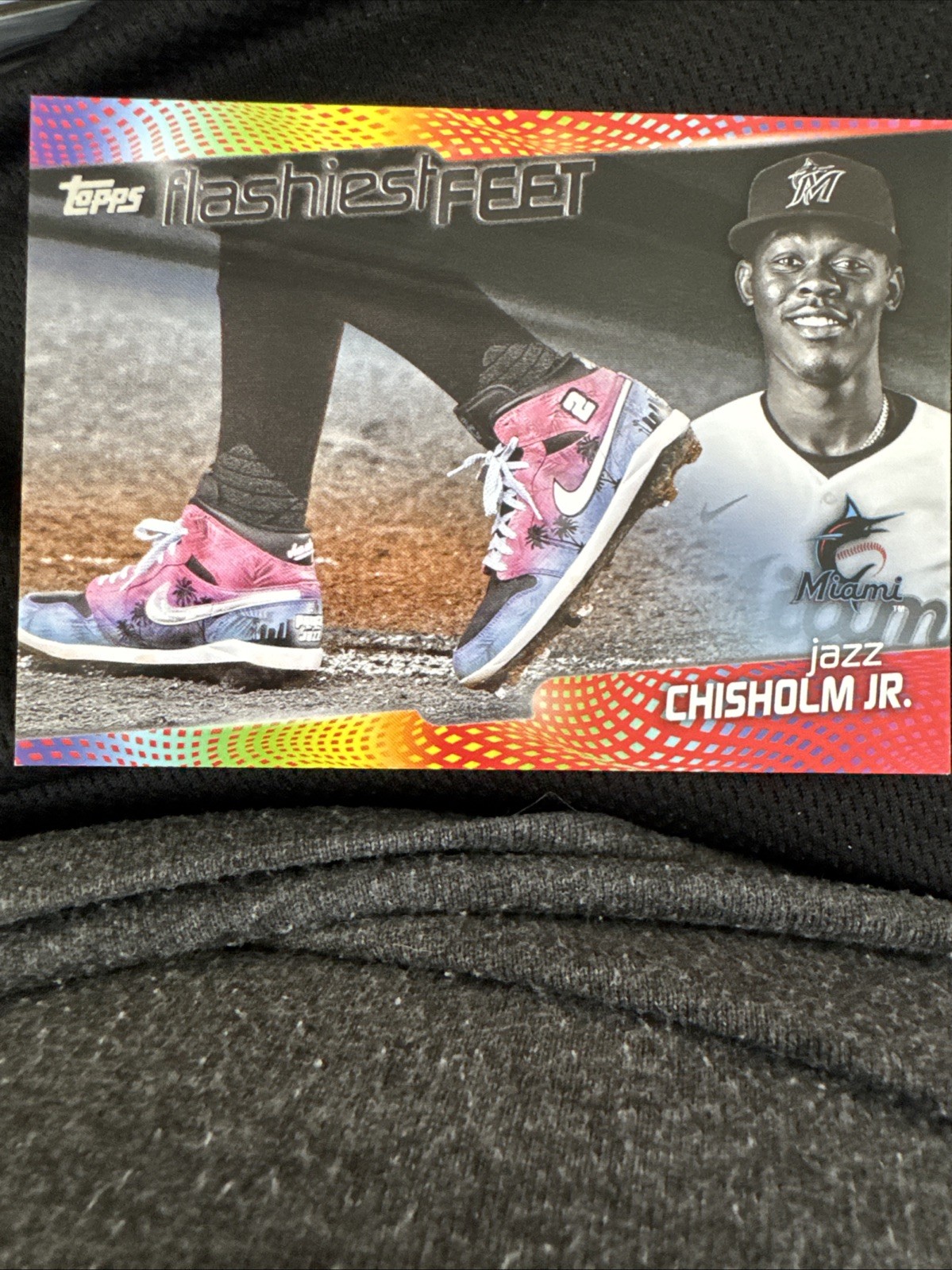 2022 Topps Series 1 - Flashiest Feet Jazz Chisholm #FF-7 Black /299