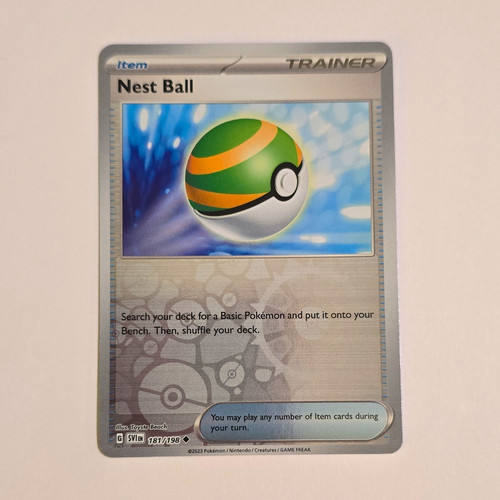 Nintendo Pokémon TCG Nest Ball 181/198 SV01 Scarlet & Violet RH Unc Eng 2023