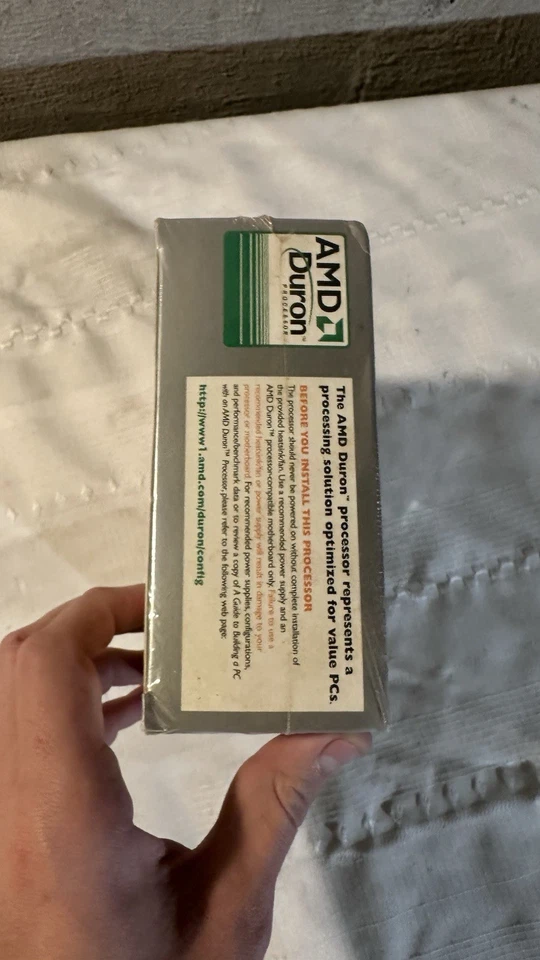 AMD Duron Processor 750MHz Brand New Sealed NOS See Pics 192K Cache - Image 2 of 4