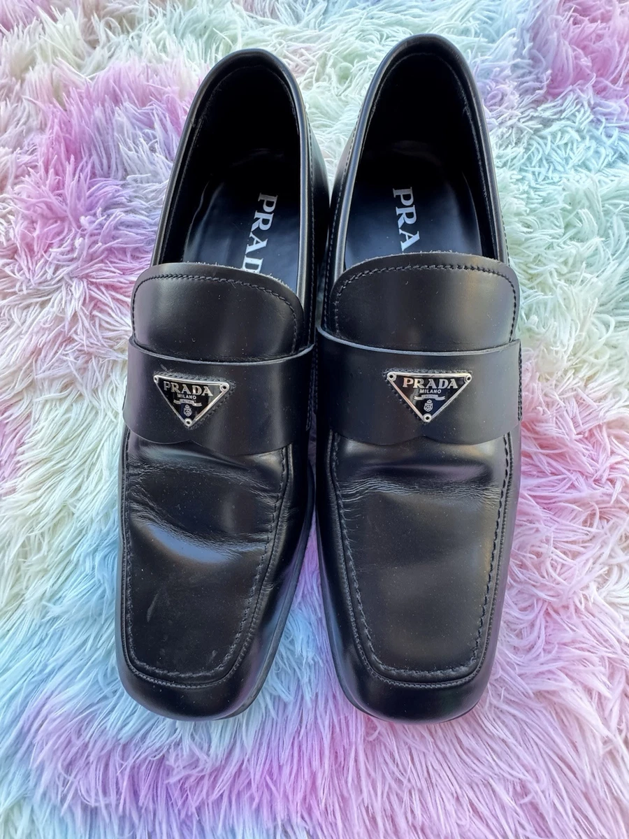 PRADA Moccasin Black Casual Shoes for Men for sale | eBay