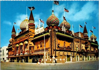 Corn Palace Mitchell South Dakota 1954 Postcard