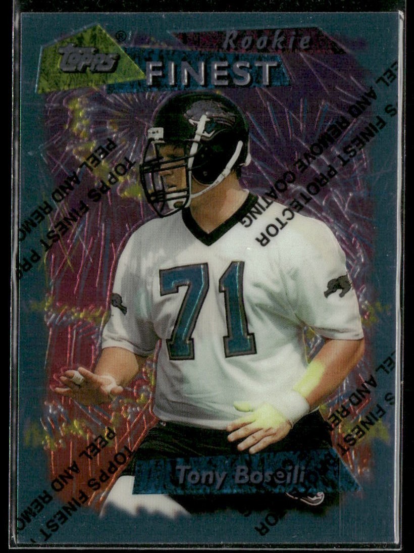 1995 Topps Finest - Rookie Tony Boselli #189 (RC)