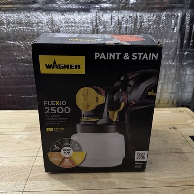 Wagner FLEXiO 2500 Electric Handheld HVLP Paint & Stain Sprayer (Heavy Use)