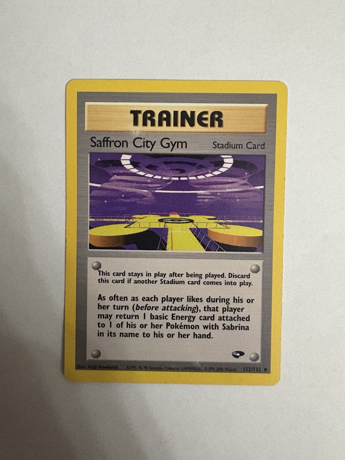 1x Saffron City Gym - 122/132 - Gym Challenge - Pokémon Card - LP
