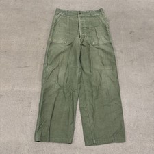 Vintage 60s OG 107 Military Sateen Type 1 Trousers Baker Pants 32x35 Tagged