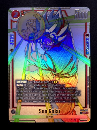 Son Goku [Alternate Art] SB01-023 Dragon Ball Fusion World Manga Booster 01 card