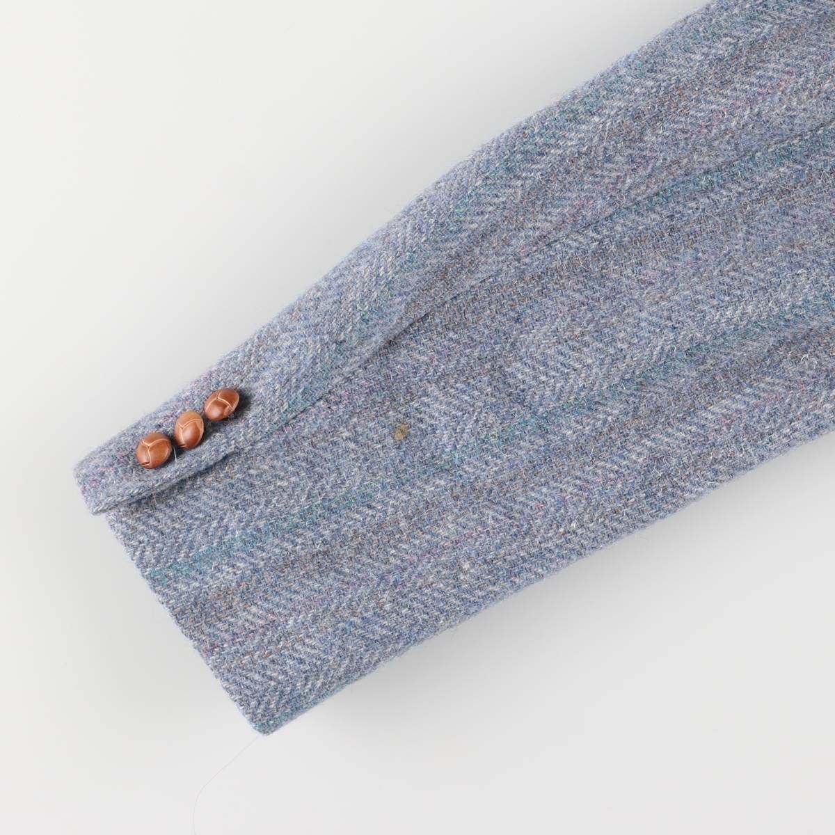 Pendleton 80s Wool Herringbone Tailored Jacket Me… - image 8