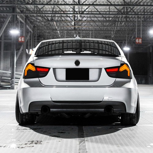 Luces traseras LED negras para BMW Serie 3 E90 09-12 Sedán Conjunto de luces traseras - Imagen 13 de 19