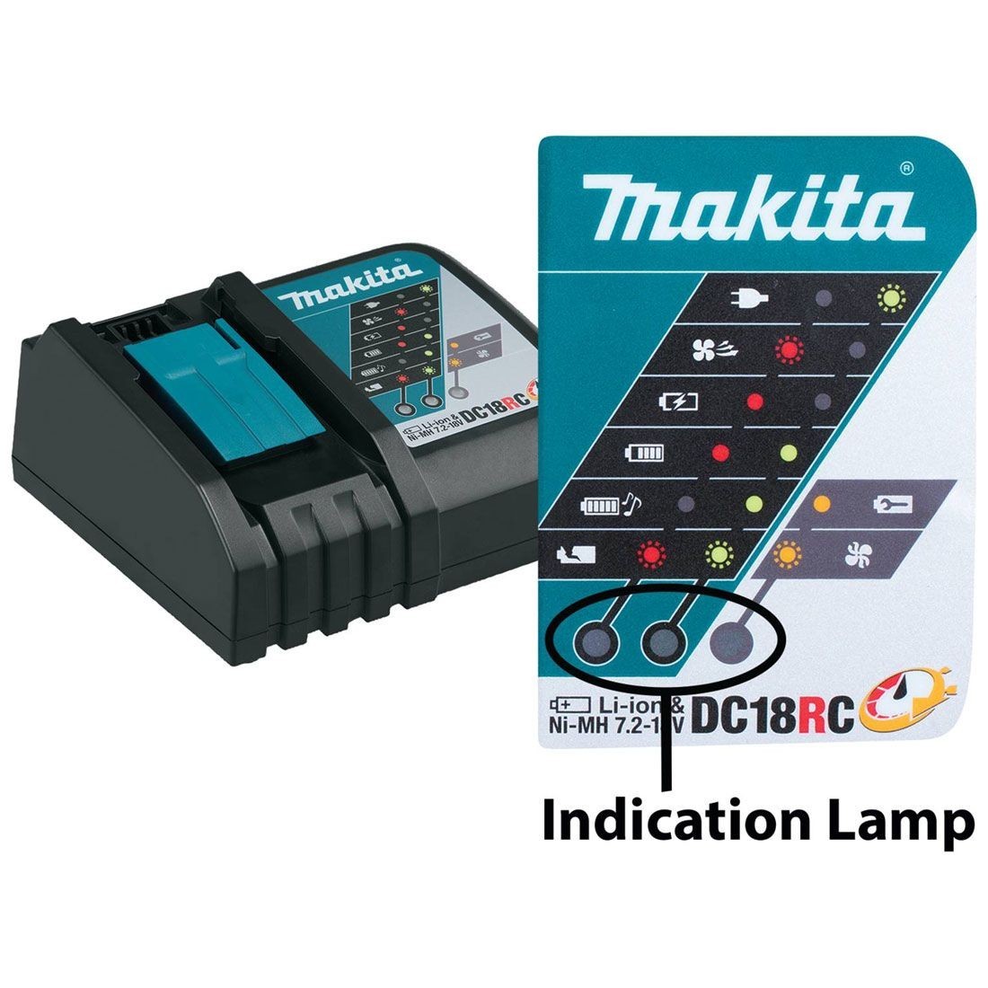 Makita Genuine 18v 240v Rapid Fast Charger DC18RC - Won't break your Batteries!! 3