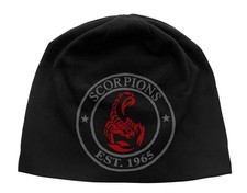 Scorpions Beanie Hat Est 1965 Band Logo new Official Black Unisex Jersey Print