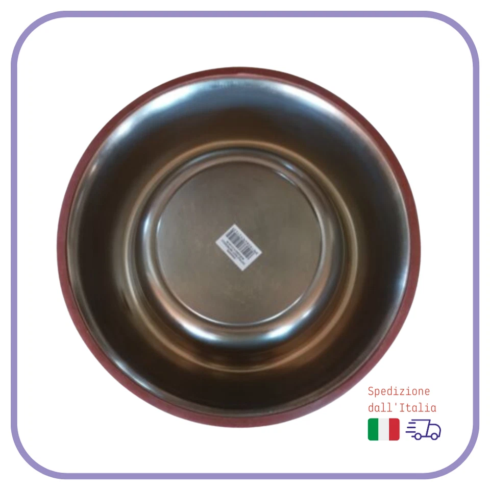 CIOTOLA in acciaio per CANE taglia GRANDE acqua anti ribaltamento e ANTISCIVOLO - Immagine 4 di 4