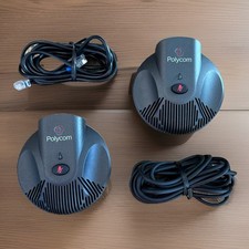  Lot of 2 Polycom External Microphone Pods SoundStation IP 2201-15855-001