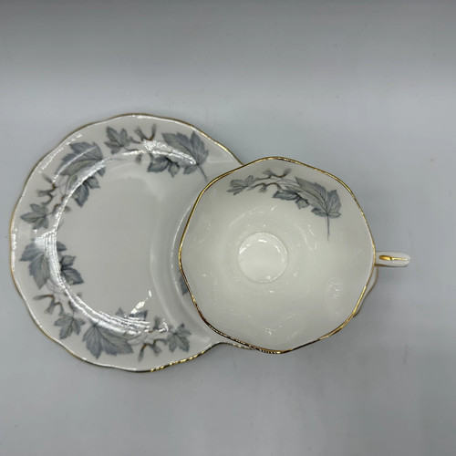 Royal Albert Silver Maple Teacup & Snack Plate, Set of 4 - Picture 4 of 12