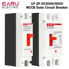 DC Solar MCCB Circuit Breaker 300V 600V 125A 250A Overload Protector