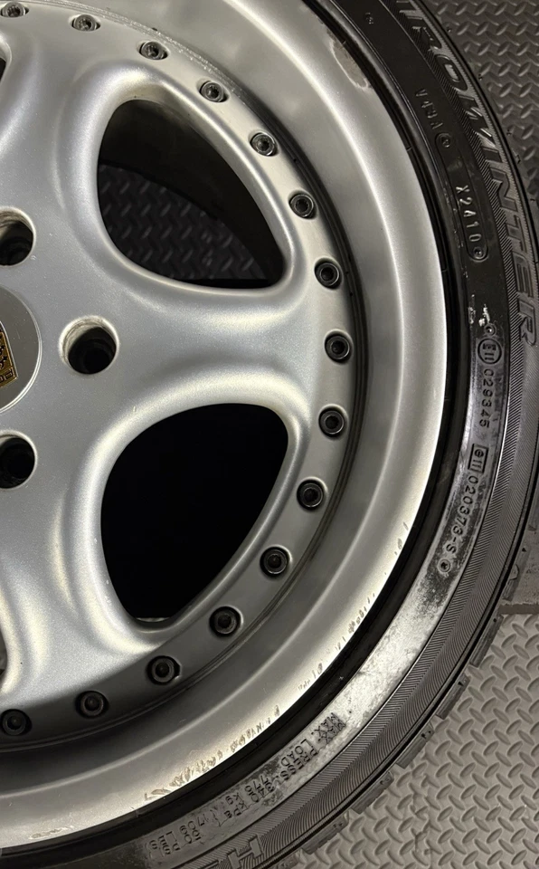 RH Cup AL Wheels 8.5 + 10x18 Accessories Porsche 996 964 993 Turbo Rim Set - Image 3 of 4