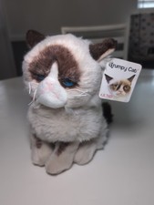 Gund Grumpy Cat Plush Tan Brown Blue Eyes 4040133 Animal 10  Siamese w/Tags