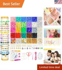 5000 Pcs Clay Beads Bracelet Making Kit for Kids - Fun DIY Jewelry Craft