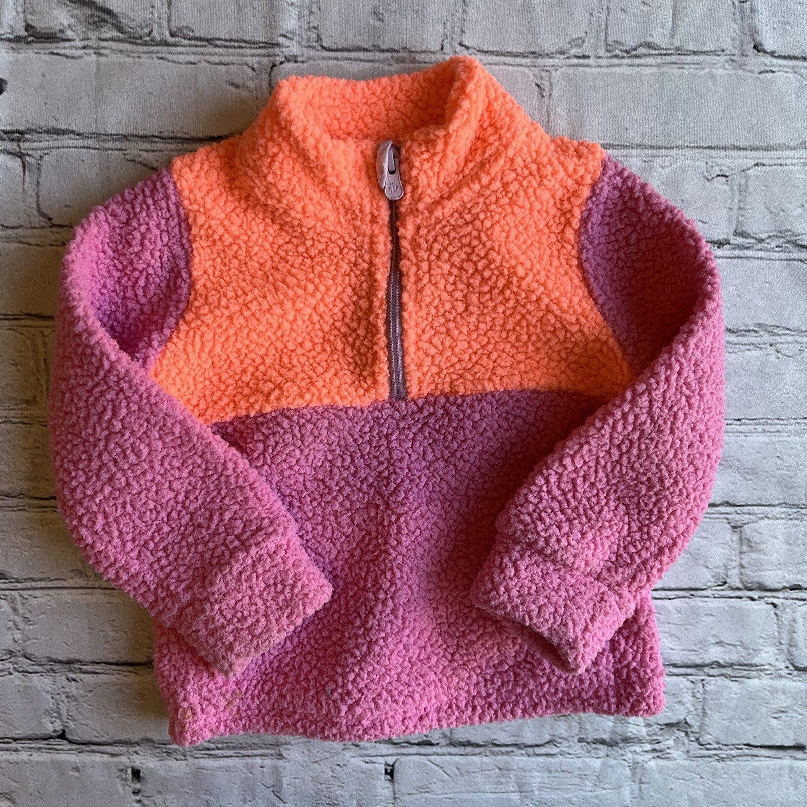 Baby Gap 3 Yr. year-old Neon Colorblock Fleece Gender Neutra