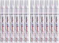 Lesun White Paint Pens, 12 Pack Waterproof Oil-Based Paint Pen Set, Quick Dry...