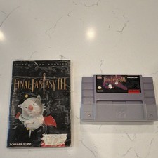 Squaresoft Final Fantasy III Nintendo SNES Manual Included NTSC-U/C US/Canada