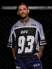 YOUNGLA American new men's oversized T-shirt UFC league same style sports