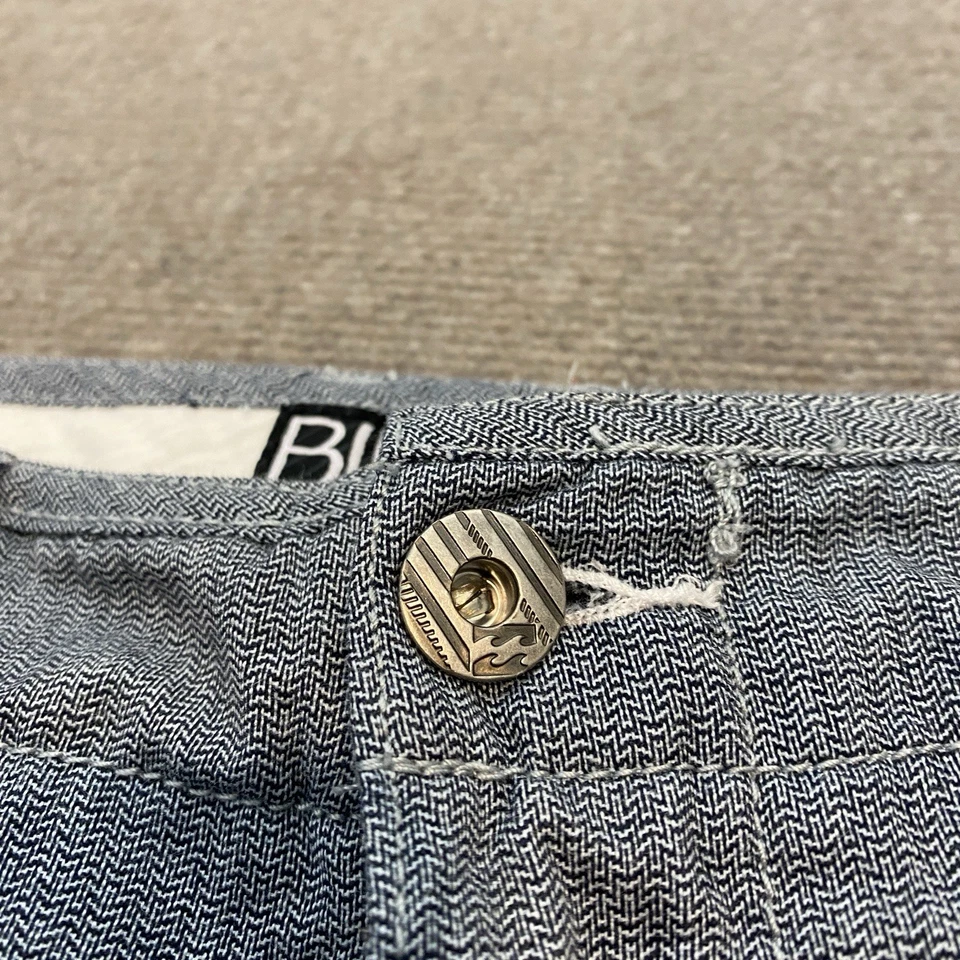 Pantalones Cortos De Colección Billabong Ropa de Trabajo Lona Para Hombre Talla 34 Verde Skate Surf Y2K Gris Foto 2 de 4