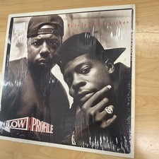 LOW PROFILE We're In This Together 1989 VINYL LP EX In Shrink DJ ALADDIN Rap