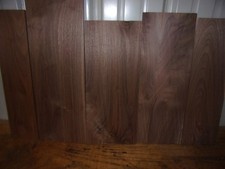 5 PC BLACK WALNUT LUMBER WOOD KILN DRIED BOARDS LOT G5G 1/2" THICK FLAT