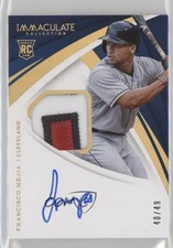 2018 Panini Immaculate Rookie Gold 40/49 Francisco Mejia #12 Patch Auto 2l4