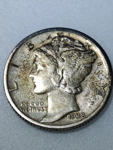 1938 S Mercury Dime - Extra Fine Condition - 94SU
