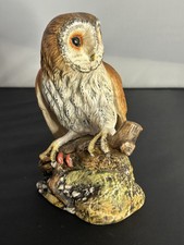 Vintage 1989 Royal Doulton Bird Collection 137 Barn Owl Great Condition