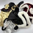 Unbranded Vintage 90s Winter Formal Holiday Doll Clothes Set Fits Barbie Multi