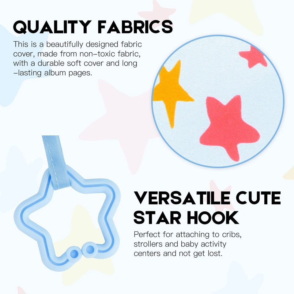 Baby's My First Photo Album for Baby Holds 21 fotos 4x6, álbum de fotos de bebé So... Foto 4 de 4