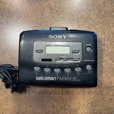 Vintage Sony Walkman WM-FX401 AM/FM Cassette Player Tested Works w/ Headphones