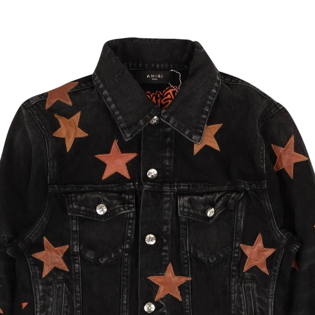 Amiri black sale denim jacket
