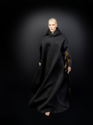 1/6 Scale Ancient Wizard Cloak Burqa Model for 12''Action Figure Body Accessories
